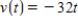 ​A brick becomes dislodged from the Empire State Building (at a height of 1,000 feet) and falls to the sidewalk below.Write the position s(t) ,velocity v(t) ,and acceleration a(t) as functions of time. ​ A)  ​   ;   ;   B)  ​   ;   ;   C)  ​   ;   ;   D)  ​   ;   ;   E)  ​   ;   ;  