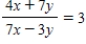 ​Find   for the equation   ​ A)  ​   B)  ​   C)  ​   D)  ​   E)  ​  