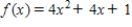 Identify the open intervals where the function   is increasing or decreasing. ​ A)  decreasing:   ; increasing:   B)  increasing:   ; decreasing:   C)  increasing on   D)  decreasing on   E)  none of the above