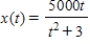 ​Medication.The number of milligrams x of a medication in the bloodstream t hours after a dose is taken can be modeled by     Find the maximum value of x.Round your answer to two decimal places. ​ A)  1.73 hours. B)  ​​1443.37 hours C)  ​3.73 hours D)  ​4.22 hours E)  1.73 hours