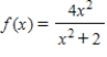 ​Match the function   with one of the following graphs. ​ A)  ​   B)  ​   C)  ​   D)  ​   E)  ​  