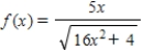 ​For the function   ,use a graphing utility to complete the table and estimate the limit as x approaches infinity. ​ ​   A)  ​0.6 B)  ​2.5 C)  ​1.25 D)  ​3.68 E)  ​does not exist