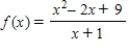 ​Analyze and sketch a graph of the function   ​ A)  ​   B)  ​   C)  ​   D)  ​   E)  ​none of the above