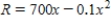 ​The revenue R for a company selling x units is   Use differentials to approximate the change in revenue if sales increase from   to   units. ​ A)  ​48,000 dollars B)  ​50,000 dollars C)  ​45,000 dollars D)  ​53,000 dollars E)  ​60000 dollars