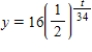 After t years,the remaining mass y(in grams) of 16 grams of a radioactive element whose half-life is 34 years is given by   ,for   How much of the initial mass remains after 136 years? Round your answer to two decimal places. ​ A)  ​2.00 grams B)  ​2.20 grams C)  ​3.30 grams D)  ​2.90 grams E)  ​1.00 gram