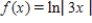 ​Sketch the graph of the function   ​ A)  ​   B)  ​   C)  ​   D)  ​   E)  ​  