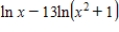​Write the following expression as a logarithm of a single quantity. ​   ​ A)  ​   B)  ​   C)  ​   D)  ​   E)  ​  