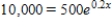 ​Solve the exponential equation.Give the answer correct to 3 decimal places. ​   ​ A)  ​0.675 B)  ​3.374 C)  ​7.410 D)  ​0.599 E)  ​14.979