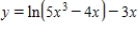 ​Find the derivative of the following function. ​   ​ A)  ​   B)  ​   C)  ​   D)  ​   E)  ​  