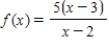 ​This problem contains a function and its graph,where   Use the graph to determine,as well as you can,the horizontal asymptote.Check your conclusion by using the function to determine the horizontal asymptote analytically. ​ ​   ​ ​   ​ A)  ​   B)  ​   C)  ​   D)  ​   E)  ​  