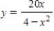​Find any horizontal asymptotes for the given function. ​ ​   ​ A)  ​   B)  ​   C)  ​   D)  ​   E)  ​no horizontal asymptotes