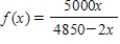 ​Use analytic methods to find the limit as   for the given function. ​ ​   ​ A)  ​2500 B)  ​2425 C)  ​-2425 D)  ​-2500 E)  ​does not exist