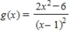 ​Sketch the graph of the equation given below.Use intercepts,extrema,and asymptotes as sketching aids. ​ ​   ​ A)  ​   B)  ​   C)  ​   D)  ​   E)  ​  
