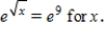 ​Solve for the equation for   ​ A)  ​   B)  ​   C)  ​   D)  ​   E)  ​  
