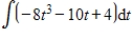 Find the indefinite integral and check the result by differentiation. ​   ​ A)    B)    C)    D)    E)   