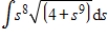 Find the indefinite integral of the following function and check the result by differentiation. ​   ​ A)    B)    C)    D)    E)  none of the above
