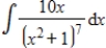 Find the indefinite integral of the following function and check the result by differentiation. ​   ​ A)    B)    C)    D)    E)   