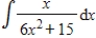 Find the indefinite integral. ​   ​ A)    B)    C)    D)    E)   
