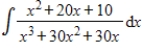 Find the indefinite integral. ​   ​ A)    B)    C)    D)    E)   