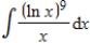Find the indefinite integral. ​   ​ A)    B)    C)    D)    E)  none of the above