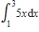 Sketch the region whose area is given by the definite integral and then use a geometric formula to evaluate the integral. ​   ​ A)  -20 B)  100 C)  -100 D)  20 E)  7