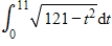 Sketch the region whose area is given by the definite integral and then use a geometric formula to evaluate the integral. ​   ​ A)    B)    C)    D)    E)  none of the above