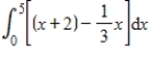 The integrand of the following definite integral is a difference of two functions. ​   ​ Sketch the graph of the two functions and shade the region whose area is represented by the integral. ​ A)  ​   1)    2)    B)  ​   1)    2)    C)  ​   1)    2)    D)  ​   1)    2)    E)  ​   1)    2)   