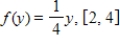 Use the Midpoint Rule n = 4 to approximate the area of the following region. ​   ​   ​ A)  2.5 B)  1.2 C)  1.5 D)  1.9 E)  2.3