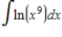 Use integration by parts to find the integral below. ​   ​ A)    B)    C)    D)    E)   