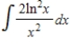 Find the indefinite integral. ​   ​ A)    B)    C)    D)    E)   