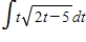 Find the indefinite integral. ​   ​ A)    B)    C)    D)    E)   