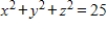 Sketch the trace of the intersection of plane   with the sphere: ​   ​ A)  ​   ​ B)  ​   ​ C)  ​   D)  ​ ​   E)  ​  