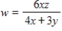 Find the first partial derivatives with respect to x,y,and z. ​   ​ ​ A)    B)  ​   C)  ​   D)  ��​   E)  ​  