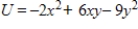 The utility function   is a measure of utility (or satisfaction) derived by a person from the consumption of two products x and y.Suppose the utility function is   Determine the marginal utility of product x. ​ A)    B)  ​   C)  ​   D)  ​   E)  ​  