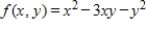 Examine the function given below for relative extrema and saddle points. ​   ​ A)  The function has a saddle point at   B)  The function has a relative maximum at   C)  The function has a relative minimum at   D)  The function has a saddle point at   E)  The function has a relative maximum at  