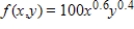 The Cobb-Douglas production function for an automobile manufacturer is   where x is the number of units of labor and y is the number of units of capital.Estimate the average production level if the number of units of labor x varies between 200 and 250 and the number of units of capital y varies between 200 and 250.Round your answer to two decimal places. ​ A)  22,487.73 B)  22,467.73 C)  22,477.73 D)  22,498.18 E)  22,457.28