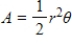 A sector of a circle is the region bounded by two radii of the circle and their intercepted arc (see figure) . ​   ​ For a circle of radius r the area A of a sector of the circle with central angle θ (measured in radians) is given by   A sprinkler system on a farm is set to spray water over a distance of 70 feet and rotates through an angle of 90°.Use the above given information to find the area of the region.Round your answer to two decimal places. ​ A)  3,848.45 B)  1,225.00 C)  2,348.45 D)  5,348.45 E)  7,696.90