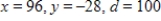 Find the cosine of θ. ​   ​   ​ A)  ​   B)  ​   C)    D)    ​ E)    ​