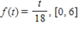 ​Sketch the graph of the following probability density function and locate the mean on the graph. ​ ​   ​ ​ A)  ​   ​ Mean: 2 B)  ​   ​ Mean: 3 C)  ​   ​ Mean: 4​ D)  ​   ​ Mean: 4 E)  ​   ​ Mean: 1.5