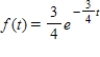 ​Find the median of the exponential probability density function   over the interval [0,∞) .Round your answer to three decimal places. ​​ A)  ​0.52 B)  ​0.693 C)  ​0.924 D)  ​0.455 E)  ​0.375
