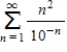 Use the Ratio Test to determine the convergence or divergence of the series. ​   ​ A)  ​Diverges. B)  Converges. C)  ​Ratio Test is inconclusive.