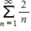 ​Determine the convergence or divergence of the following series. ​   ​ A)  ​diverges B)  ​converges