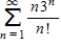 ​Test the series   for convergence or divergence using any appropriate test. ​ A)  ​diverges B)  ​converges