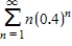 ​Test the series   for convergence for using any appropriate test. ​ A)  ​converges B)  ​diverges