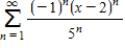 ​Write the first five terms of the power series   ​ A)  ​   B)  ​   C)  ​   D)  ​   E)  ​  