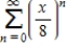 Find the radius of convergence of the series ​   ​ A)  ​16 B)  ​18 C)  ​1 D)  ​9 E)  ​8