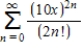 ​Find the radius of convergence of the power series. ​ ​   ​ A)  ​0 B)  ​10 C)  ​20 D)  ​100 E)  ​  