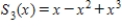 ​Find the Taylor polynomials (centred at zero) of degree (a) 1,(b) 2,(c) 3,and (d) 4. ​   ​ A)  ​   ,   ,   ,   B)    ,   ,   ,   C)  ​​   ,   ,   ,   D)    ,   ,   ,   E)  ​​   ,   ,   ,  