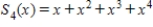 ​Find the Taylor polynomials (centred at zero) of degree (a) 1,(b) 2,(c) 3,and (d) 4. ​   ​ A)  ​   ,   ,   ,   B)    ,   ,   ,   C)  ​​   ,   ,   ,   D)    ,   ,   ,   E)  ​​   ,   ,   ,  