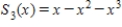 ​Find the Taylor polynomials (centred at zero) of degree (a) 1,(b) 2,(c) 3,and (d) 4. ​   ​ A)  ​   ,   ,   ,   B)    ,   ,   ,   C)  ​​   ,   ,   ,   D)    ,   ,   ,   E)  ​​   ,   ,   ,  
